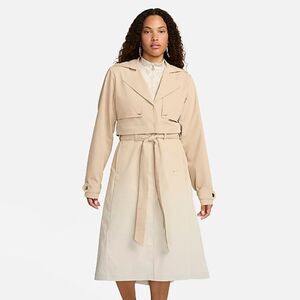 Nike Serena Williams beige trench coat size S NWT